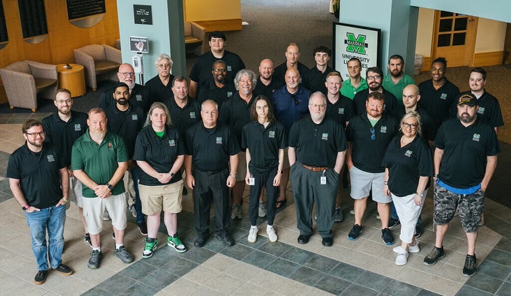 group shot of Marshall University IT staff