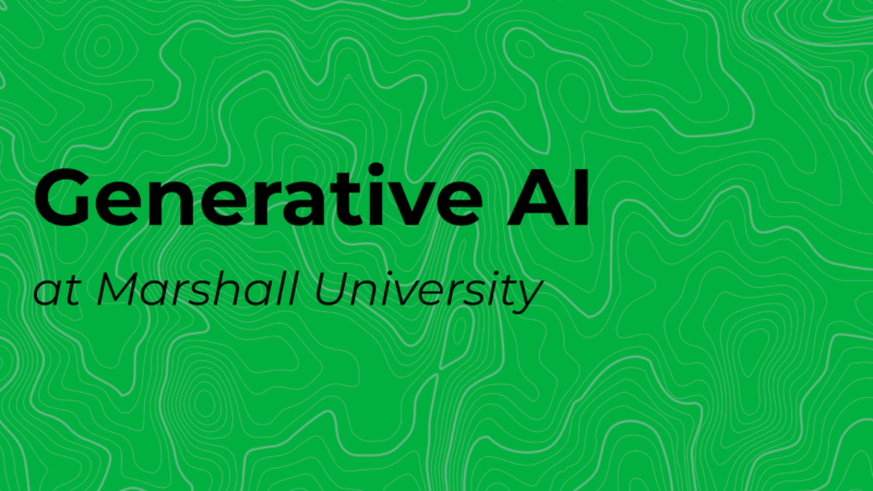 black text on a green background reading