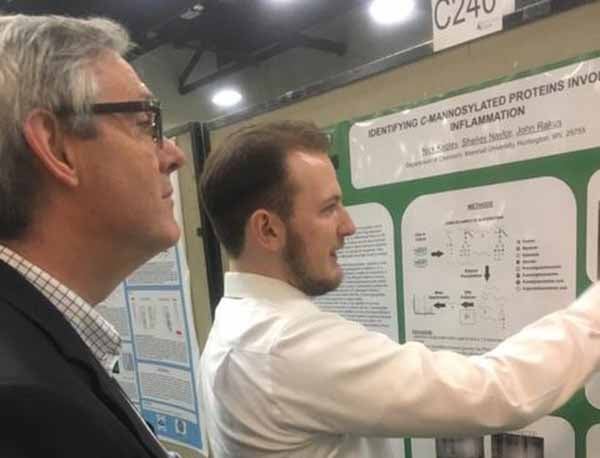 Nick Kegley (Biochemistry, ’17) describes his project