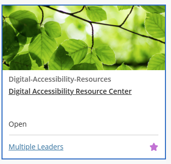 Digital Accessibility Resource Center thumbnail