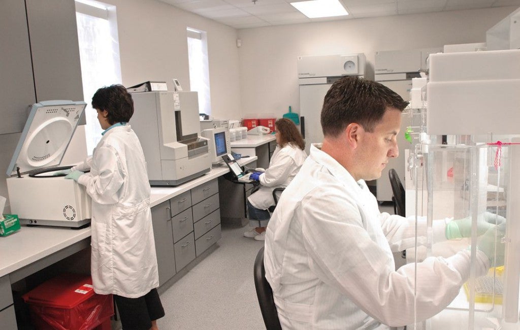 DNA Analysts in laboratory