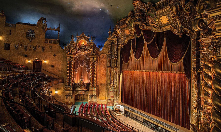 keith albee stage from the balcony