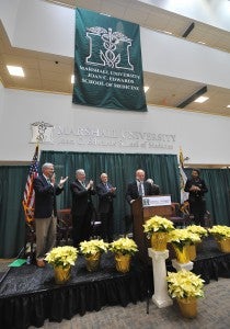 Photo from dedication of McKown Translational Genomic Research Institute at Marshall University Photo from dedication of McKown Translational Genomic Research Institute at Marshall University