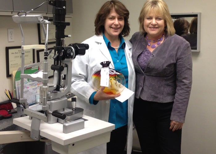 Photo of Dr. Stephanie Skolik with Dr. Jan Fox