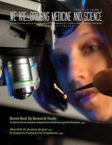 Cover of We Are...Bridging Medicine and Science 2013