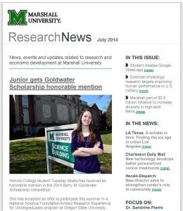 Cover of ResearchNews - July 2014