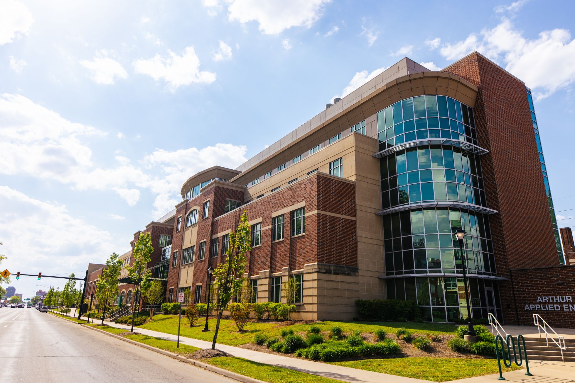 Front of Weisberg Family Applied Engineering Complex