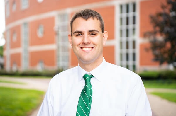 Headshot of John Martin on Marshall's campus