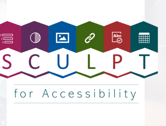 SCULPT for accessibility logo