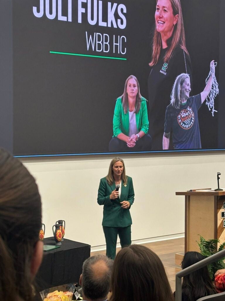 Dr. Juli Fulks key note speech at 2026 Women of Marshall Awards.