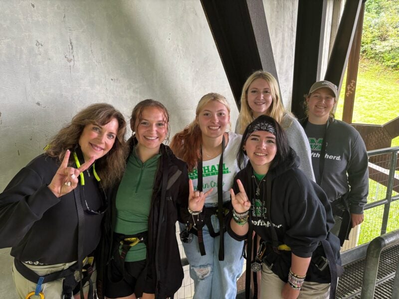 BOLD Scholars getting ready to do the Bridge Walk