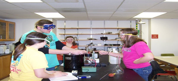 Students in Dr. Laura McCunn's physical chemistry course