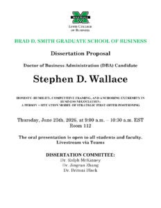 Steven Wallace proposal announcement.