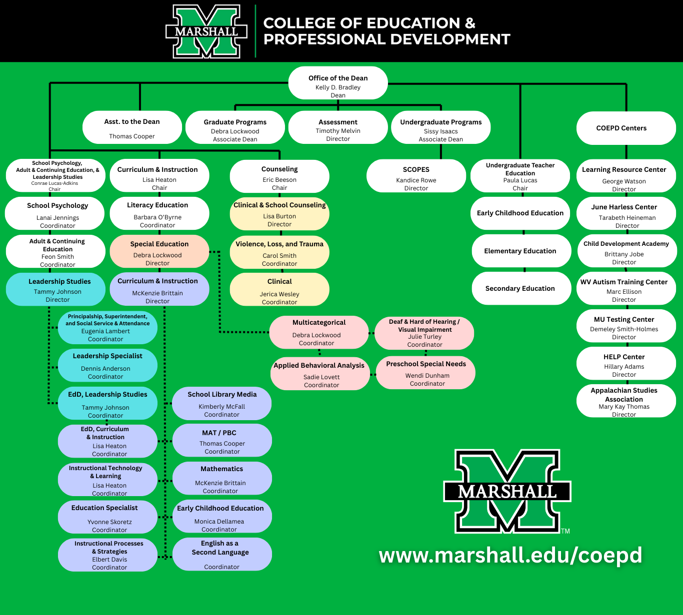 COEPD Organizational Structure