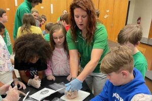 Future biologists experience a day in the lab