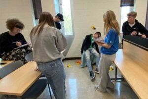 Criminal Justice & Criminology students step into simulated crime scene investigation