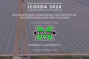 Graphic promoting ICOSDA 2026 at Marshall University, Oct. 8-10, 2026, with the Marshall logo over a bridge background.