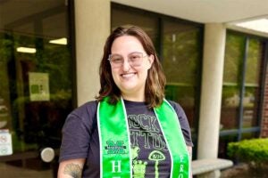 NRRM student Alaina Jewell prepares for continued study in Criminal Justice