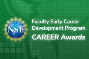 Biology faculty earn prestigious NSF CAREER Awards securing nearly $1.8M in research funding