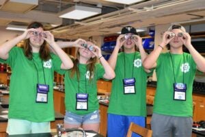 Physics lights up bright ideas and brilliant reflections with WV Gear Up Summer Academy