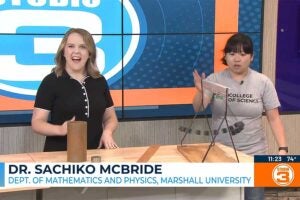 Physics faculty bring hands-on science to community through KidsFest events