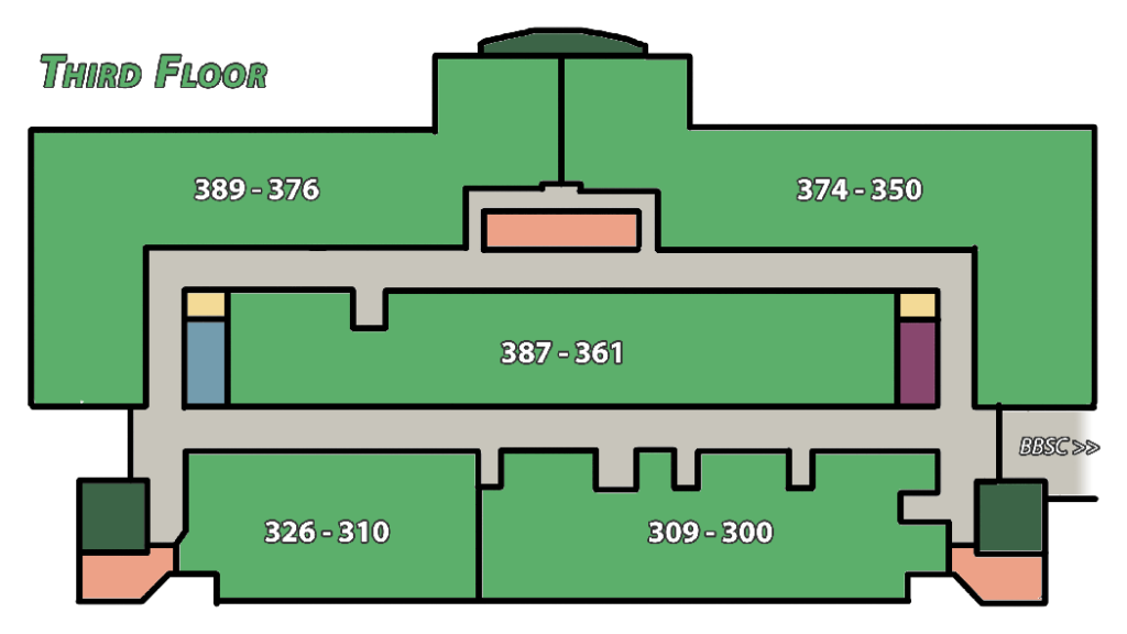 Science Building - third floor plan