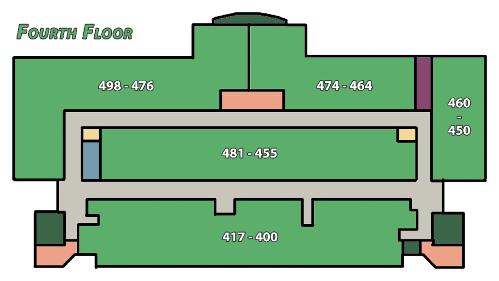 Science Building - fourth floor plan