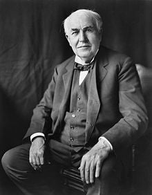 photograph of Thomas Edison