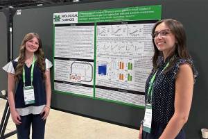 Biological Sciences undergrad students present their research at a national conference in Washington, DC