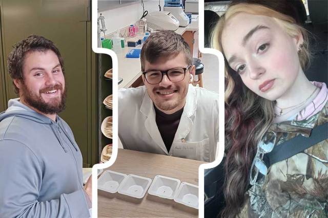 Biology celebrates student award recipients