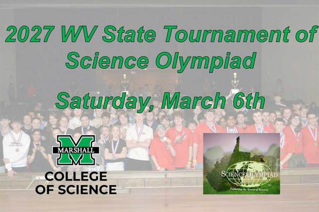 College of Science to host 13th annual West Virginia Science Olympiad state tournament