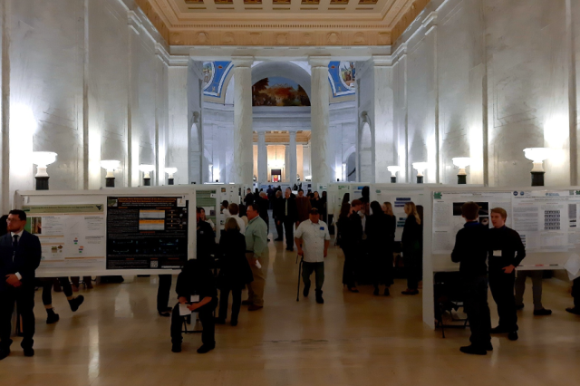 College of Science students present research at the WV Capitol