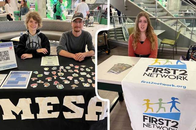 First-Gen Science students represent student organizations during FGCC