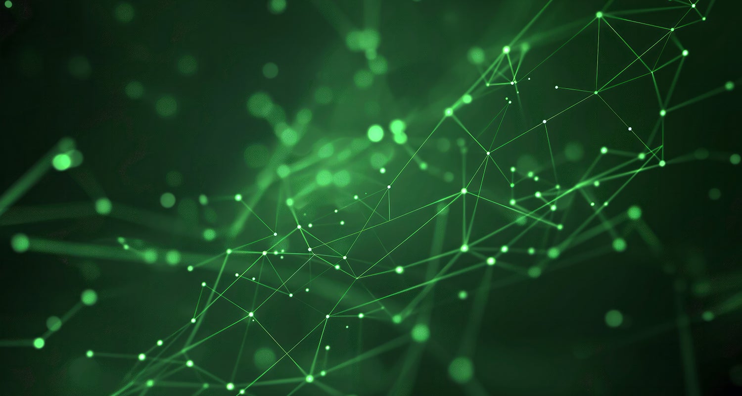 Green cyber background graphic