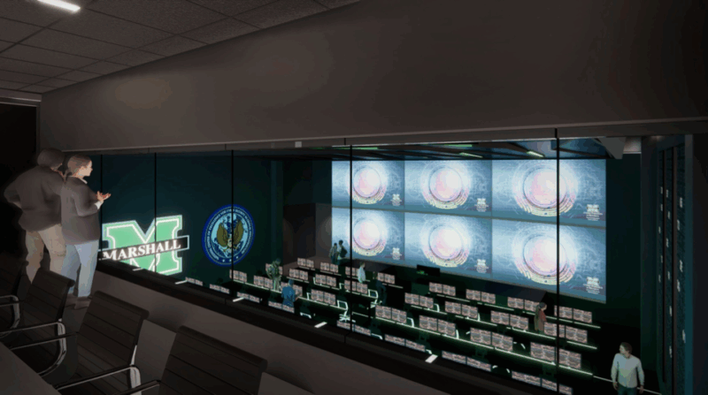 Rendering of the Marshall University ICS Mezzanine