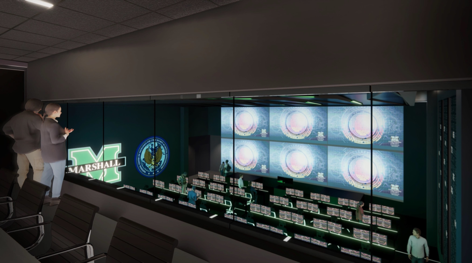 Rendering of the Marshall University ICS Mezzanine