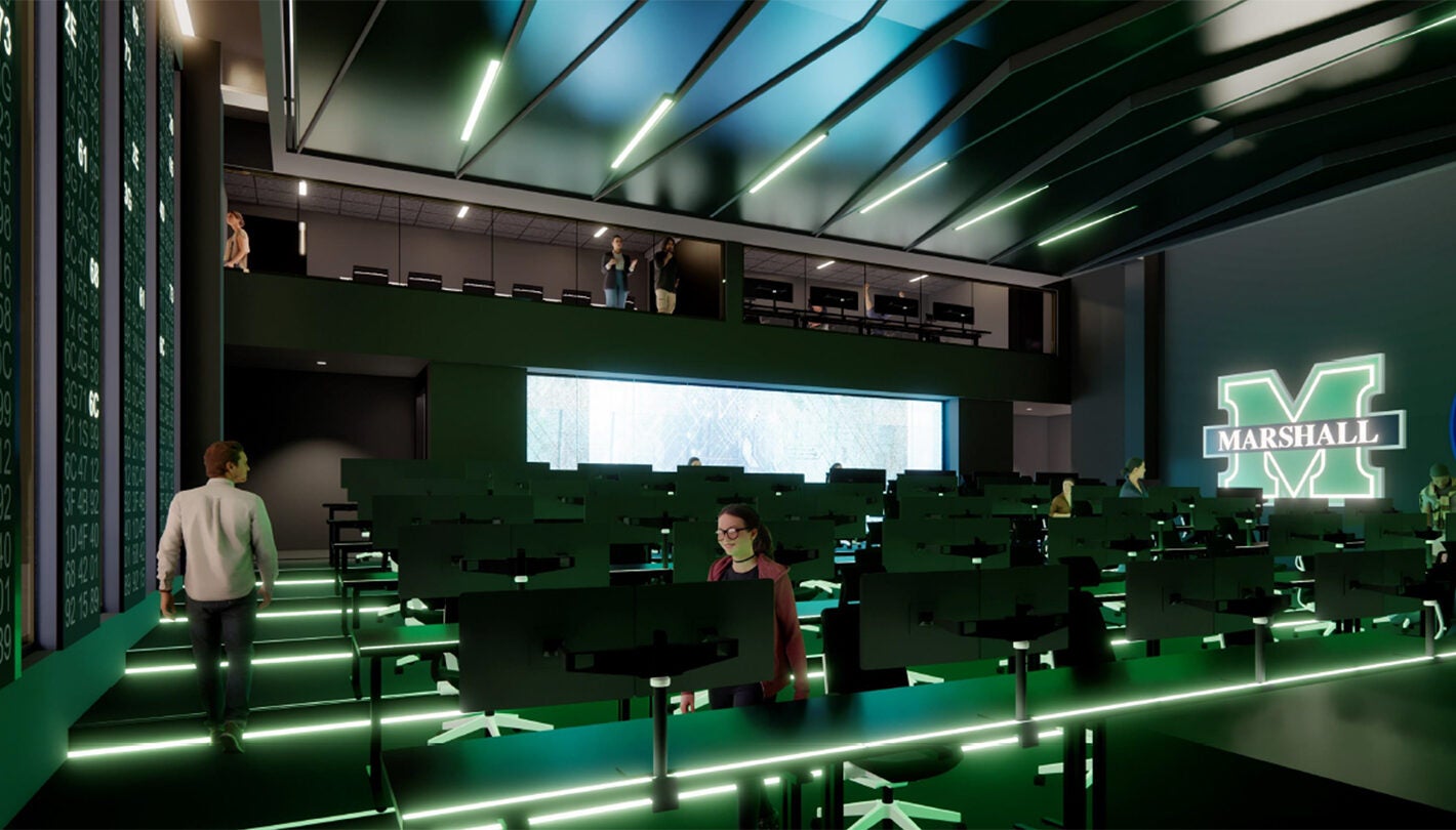 Rendering of the Marshall University ICS Lab