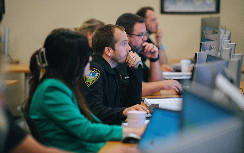 Marshall University Cyber Security Institute training session