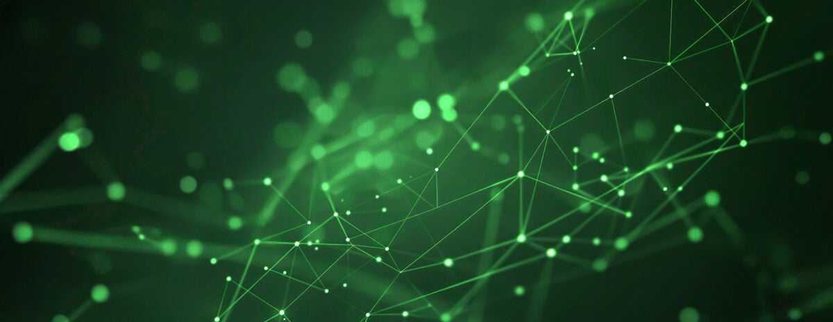 Green cyber background graphic