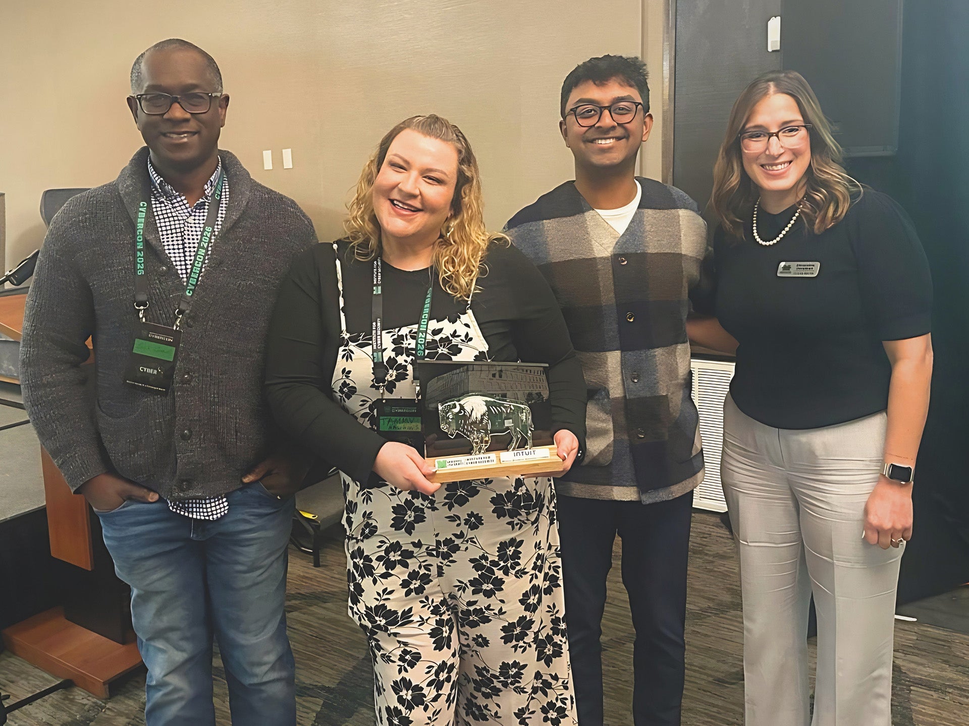 Awards are presented during Marshall University Institute for Cybersecurity's CyberCon event.