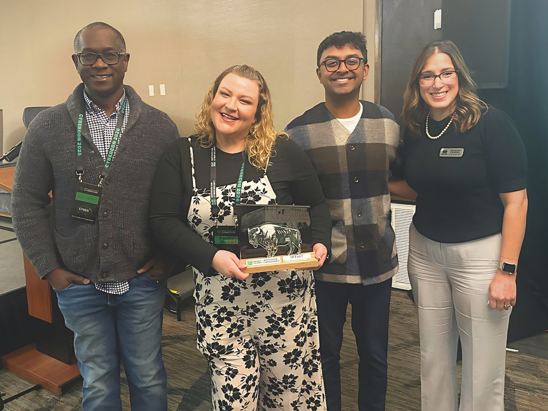 Awards are presented during Marshall University Institute for Cybersecurity's CyberCon event.