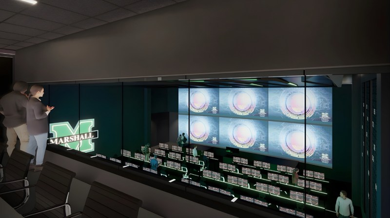 Rendering of the Marshall University ICS Mezzanine