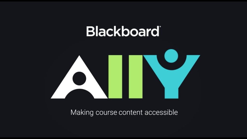 Blackboard Ally: Making course content manageable