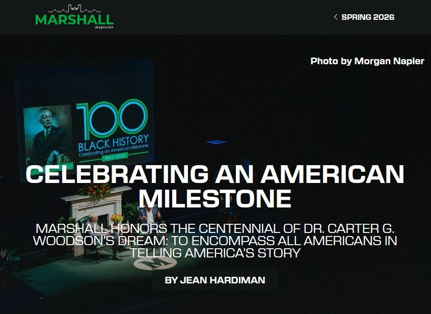 Spring 2026 Marshall Magazine Cover Story - Celebrating an American Milestone