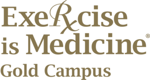 exercise is medicine gold campus logo