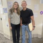 Dr Chris White and Morgan Brown