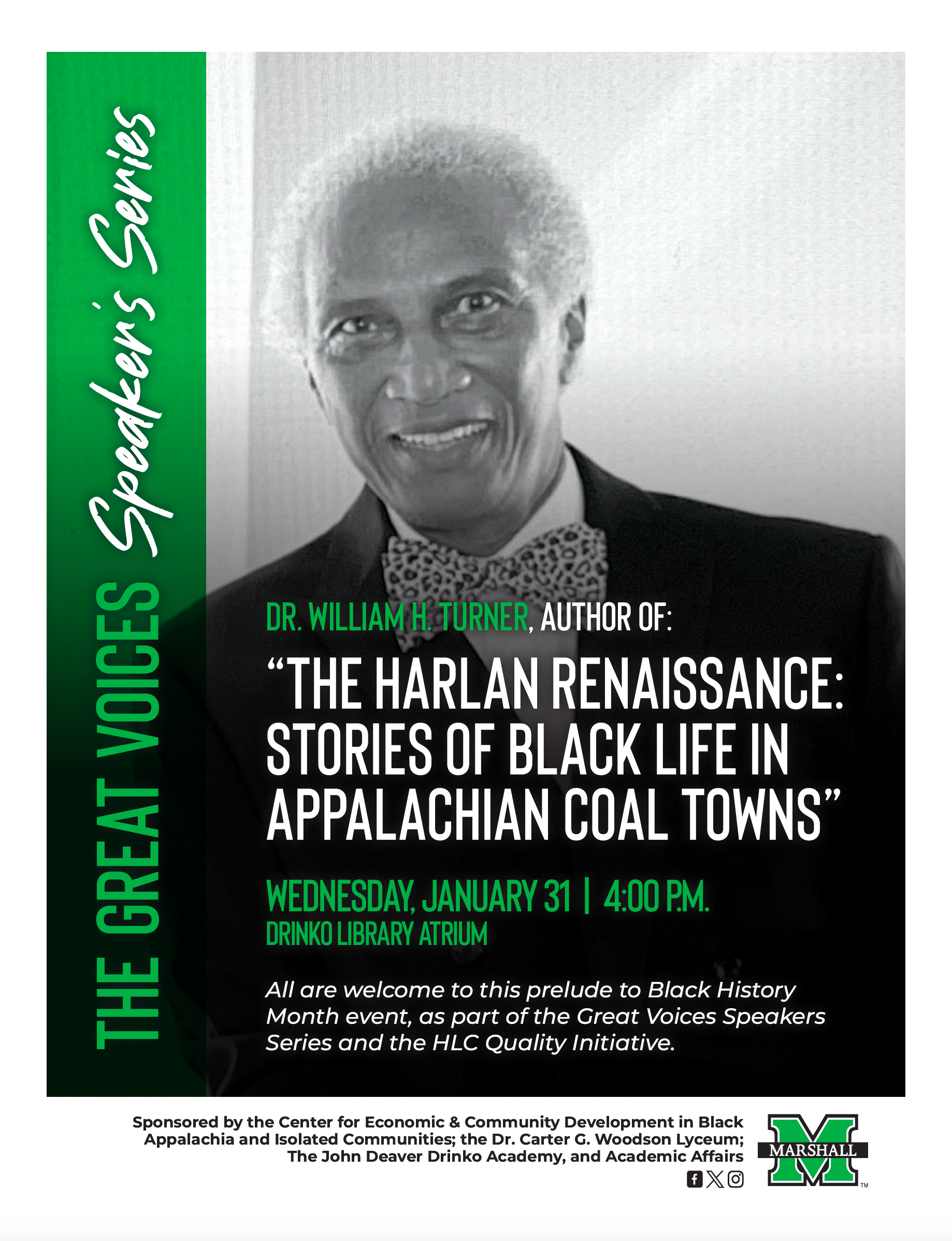 The Harlan Renaissance: Stories of Black Life in Appalachian Coal Towns flyer