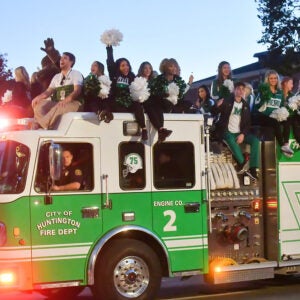 Firetruck in Homecoming Parade