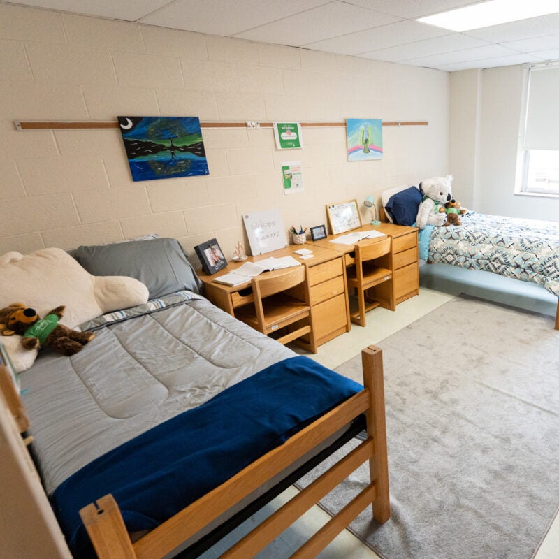 A typical room in Buskirk Hall