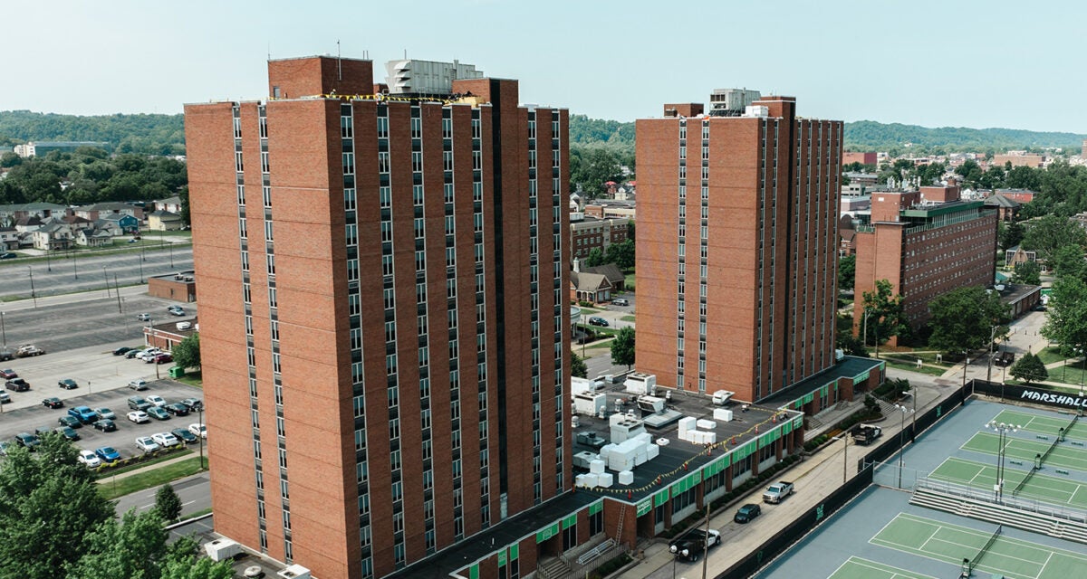 Marshall University's Twin Towers Residence Halls